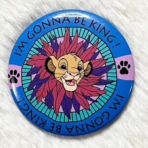 🔮‎ 5/$25 Vintage Disney Lion King Simba I'm Gonna Be King! Pin